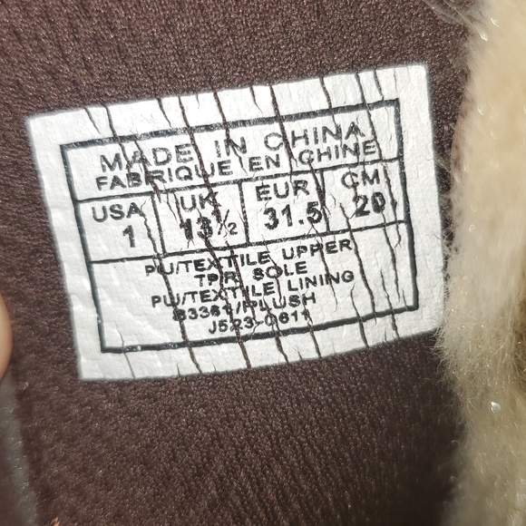 BOC Girl boots size 1 - Picture 6 of 10